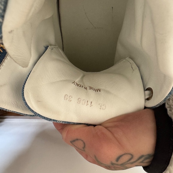 Louis Vuitton Tattoo Sneaker Boot – Monogram Denim - Picture 4 of 7